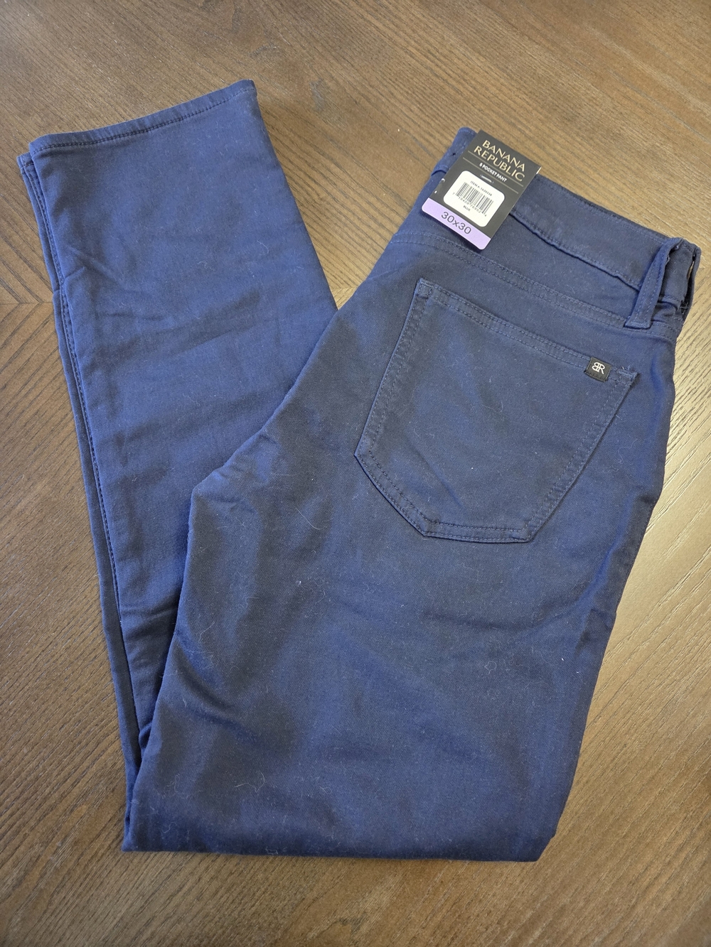Banana Republic 5 Pocket Pant Men's Size 30x30 Navy Blue New With Tags